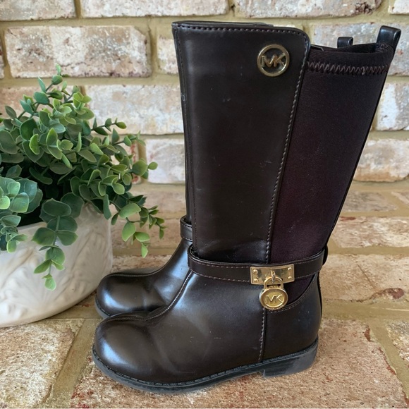 Michael Kors | Parson Chocolate Brown Tall Boots | 7 - Picture 1 of 14